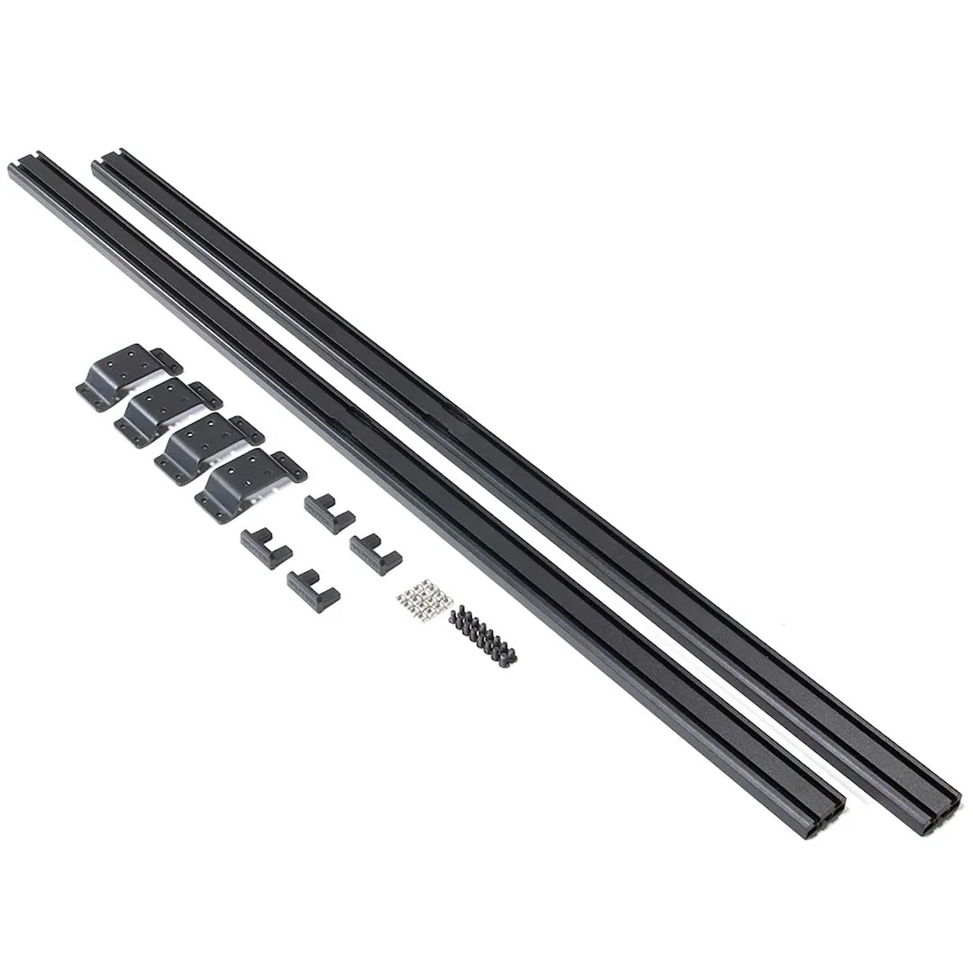 192255-2 – PUTCO Bed Cargo Rack Cross Bar, For Use With Putco Venture TEC™ Rack System 55 Inch Length Black Aluminum ...